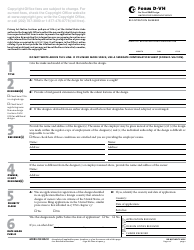 Form D-VH Form for Vessel Hull Design, Page 3