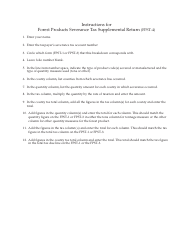Form B&amp;L: FPST-4 Forest Products Severance Tax Supplemental Return - Alabama, Page 2