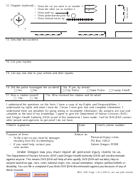 Form MSC0451 Vehicle Related Personal Injury - Oregon, Page 2