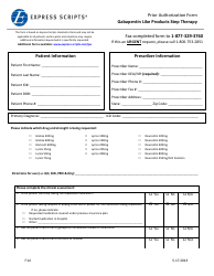 Form F14 &quot;Prior Authorization Form - Gabapentin Like Products Step Therapy - Express Scripts&quot;