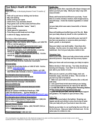 Well Child Exam Template - Infancy 9 Month - Ohio, Page 3