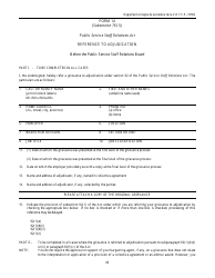 Document preview: Form 14 Reference to Adjudication - Canada
