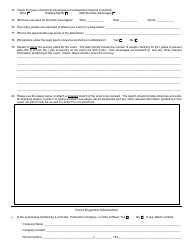 Application for Social Affair Permit [sa] - New Jersey, Page 2