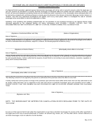Application for Social Affair Permit [sa] - New Jersey, Page 3