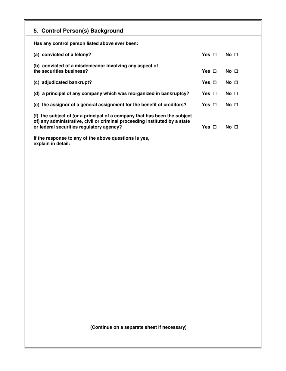 Form LOE Notice of Limited Offering Exemption - Delaware, Page 3
