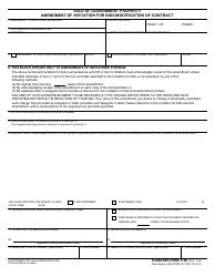 Document preview: Form SF-114D Amendment of Invitation for Bids/Modification of Contract - Sale of Government Property