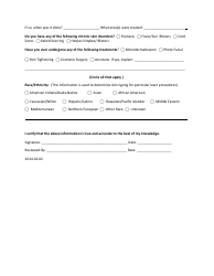 &quot;Laser Therapy Intake Form - Sonoma Vein Aesthetic &amp; Laser Specialists&quot;, Page 3