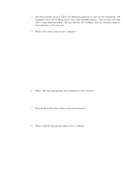 Financial Math Worksheet, Page 2