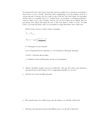 Financial Math Worksheet, Page 3