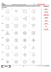 Identifying Partitioned Shapes Worksheet With Answer Key - a, C, D, Page 2