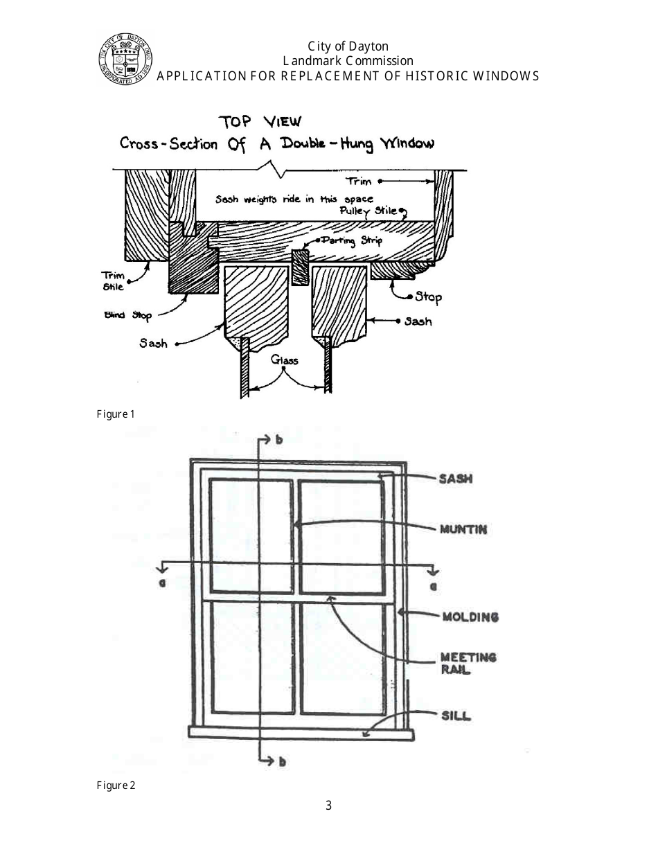 Application for Replacement of Historic Windows - City of Dayton, Ohio, Page 3