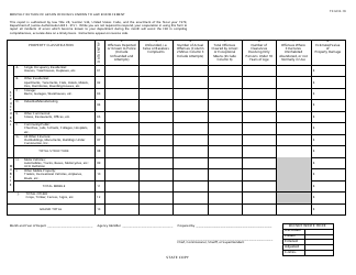 Document preview: Form USR-19 Monthly Return of Arson Offenses Known to Law Enforcement - Texas