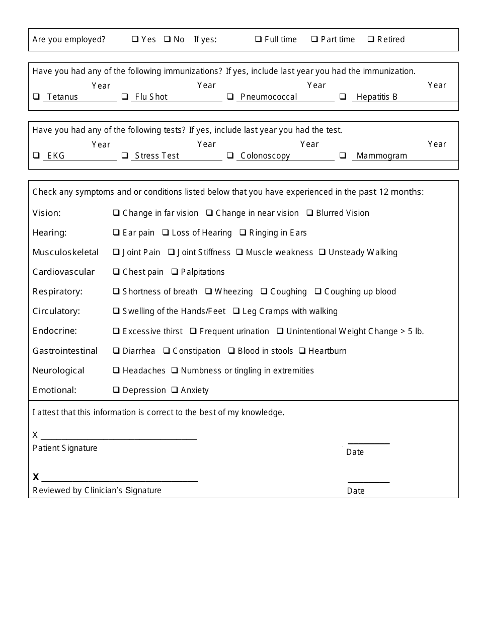 New Patient Registration Form - Nurse Managed Health Center at the University of Delaware, Page 3