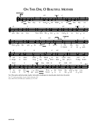 On This Day, O Beautiful Mother Guitar and Keyboard Sheet Music, Page 2