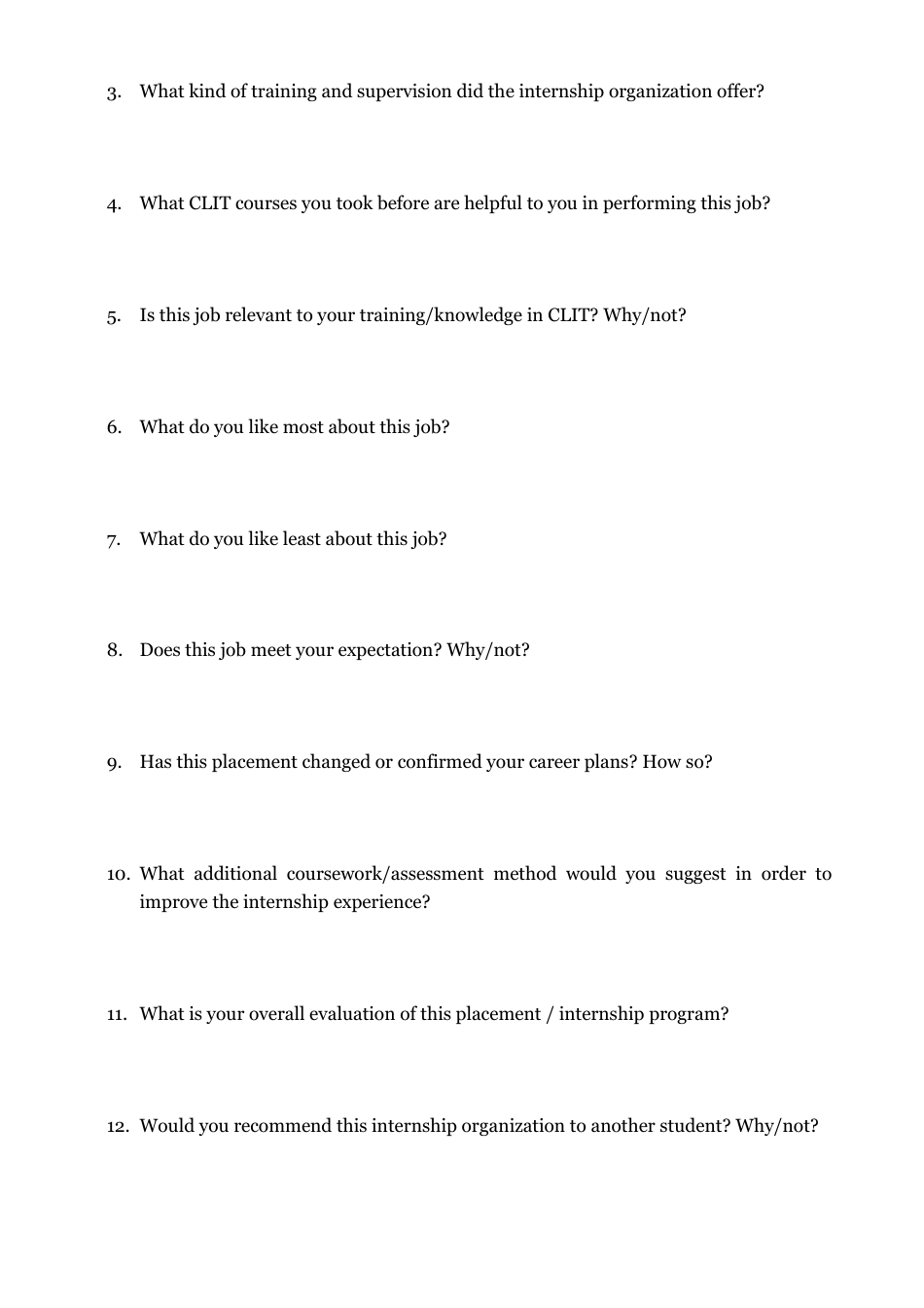 Student Self-evaluation Form - University of Hong Kong, Page 2