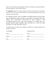 Remodeling Contract Template, Page 4