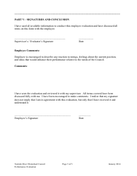 Performance Evaluation Form - Tualatinn River Watershed Council, Page 5