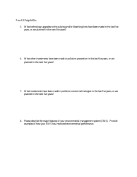 Paper Supplier Evaluation Form, Page 3