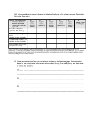 Paper Supplier Evaluation Form, Page 5