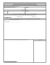 &quot;Administrator's Evaluation Form&quot;, Page 3