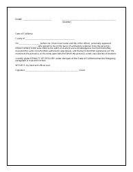 Interspousal Transfer Grant Deed Form (Community Property With Right of Survivorship) - California, Page 2