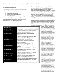 Motivational Interviewing Rating Worksheet, Page 3