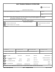 OPNAV Form 1500/39 Navy Training Feedback System Form, Page 3