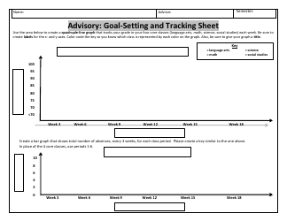Goal-Setting and Tracking Sheet Template