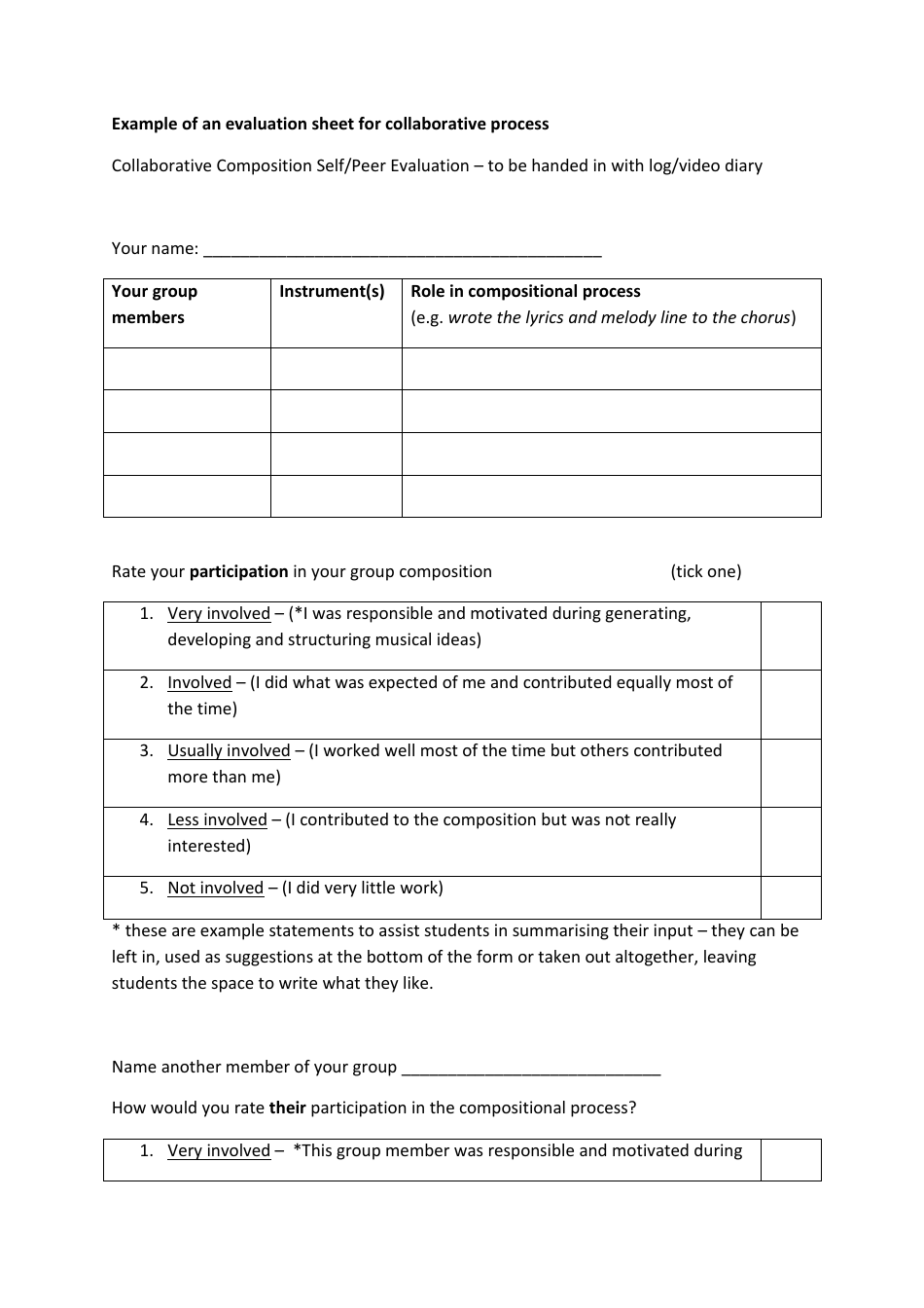 Collaborative process evaluation form fill out sign online and