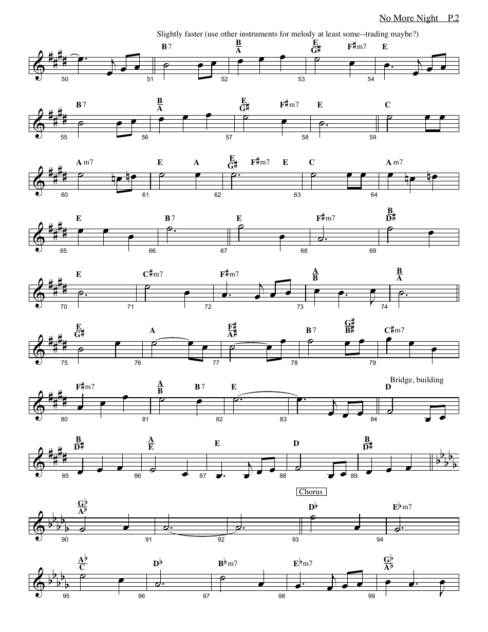 Greg Hewlett - No More Night Sheet Music, Page 2