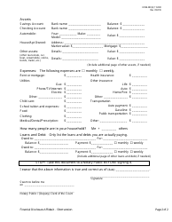 Form OCSE388(E) &quot;Income and Expenses Statement&quot; - New York City, New York City, Page 2