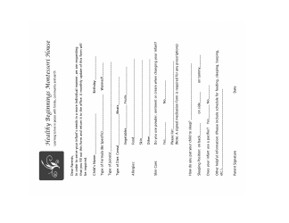 Infant Daily Report Template - Healthy Beginnings Montessori House, Page 3