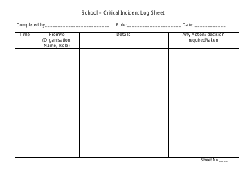 gridded response sheet
