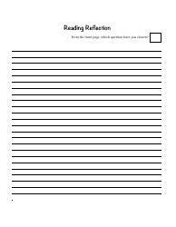 5th Grade One Reflection and Reading Log Templates, Page 3