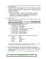 Procedure for Writing a Term Paper - University of Minnesota, Page 3
