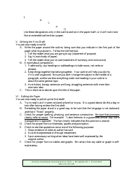 Procedure for Writing a Term Paper - University of Minnesota, Page 4