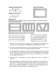 Towering Toothpick Disaster Project Template, Page 2