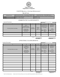cacfp budget workbook