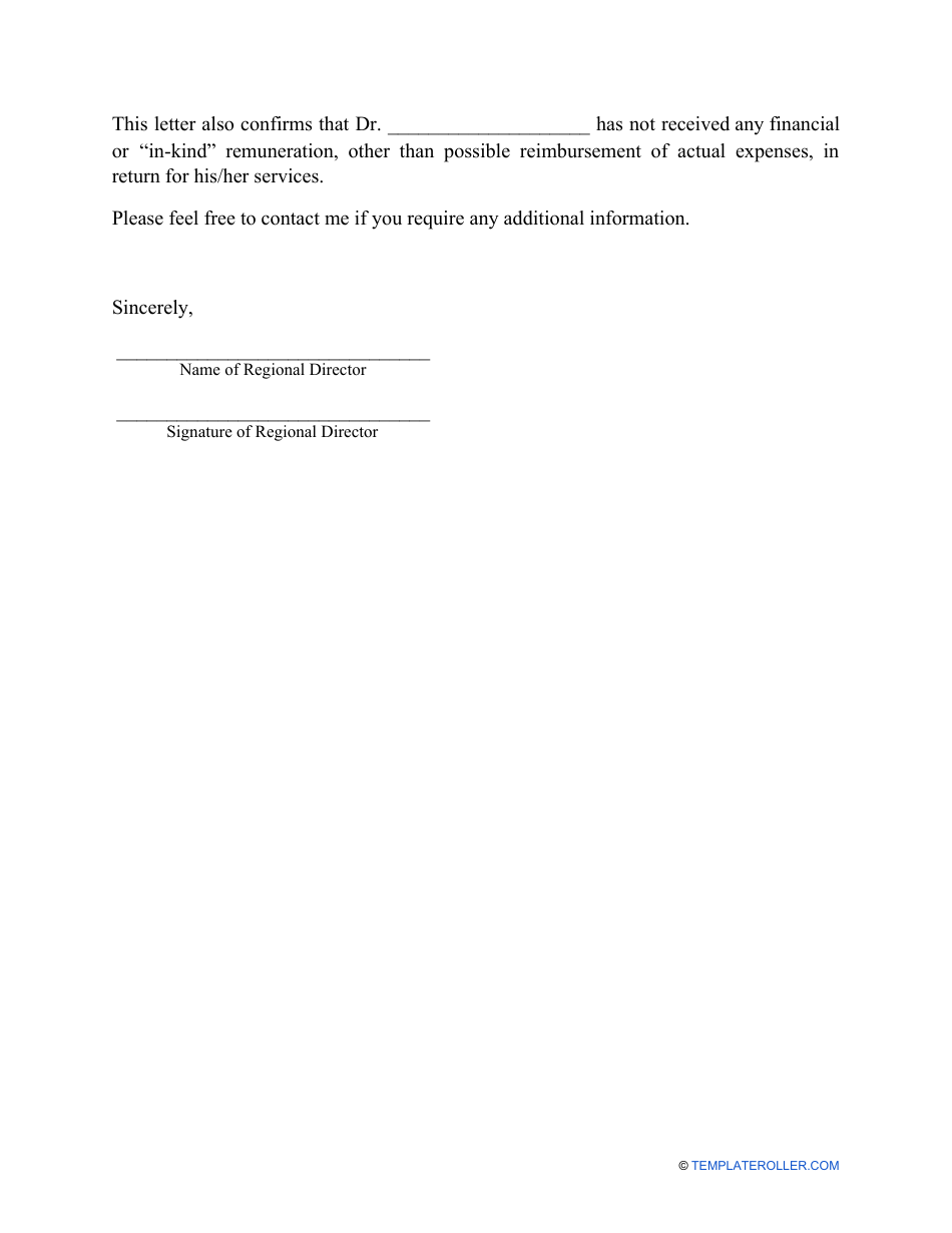 Volunteer Activities Confirmation Letter Template for Dental / Non-dental Organizations, Page 3