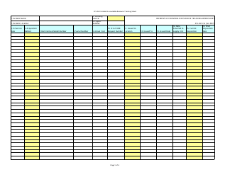 Document preview: DD Form ICS-261-CG Incident Accountable Resource Tracking Sheet