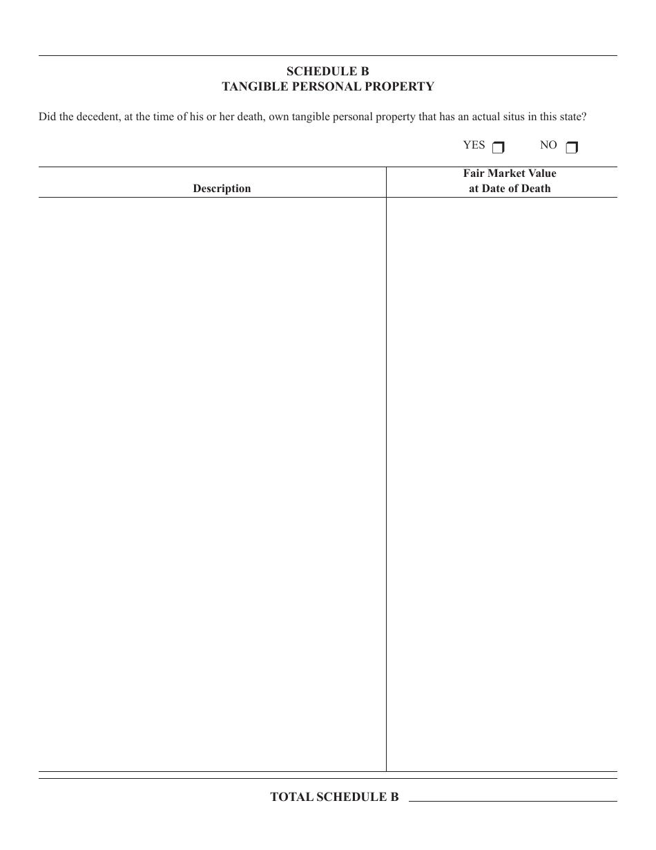 State Form 51492 (IH-12) Indiana Inheritance Tax Return for a Non-resident Decedent - Indiana, Page 4