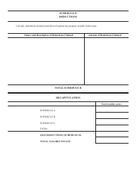 State Form 51492 (IH-12) Indiana Inheritance Tax Return for a Non-resident Decedent - Indiana, Page 6