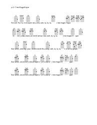 Cole Porter - C&#039;est Magnifique Ukulele Chord Chart, Page 2