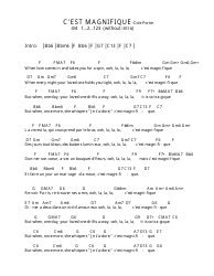 Cole Porter - C&#039;est Magnifique Ukulele Chord Chart, Page 3