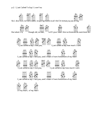 Stevie Wonder - I Just Called to Say I Love You Ukulele Chord Chart, Page 2