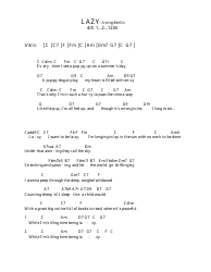 Irving Berlin - Lazy Ukulele Chord Chart, Page 3
