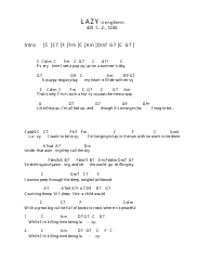 Irving Berlin - Lazy (Bar) Ukulele Chord Chart, Page 3