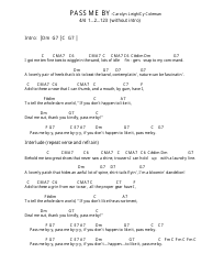 Carolyn Leigh/Cy Coleman - Pass Me by (Bar) Ukulele Chord Chart, Page 3