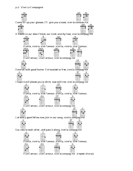 Vive La Compagnie Ukulele Chord Chart, Page 2