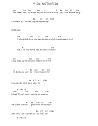 Yidl Mitn Fidl Ukulele Chord Chart, Page 2